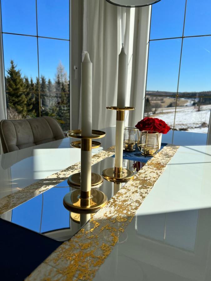 Luxus Ferienhaus Erzgebirge In Alleinlage Altenberg  Zewnętrze zdjęcie